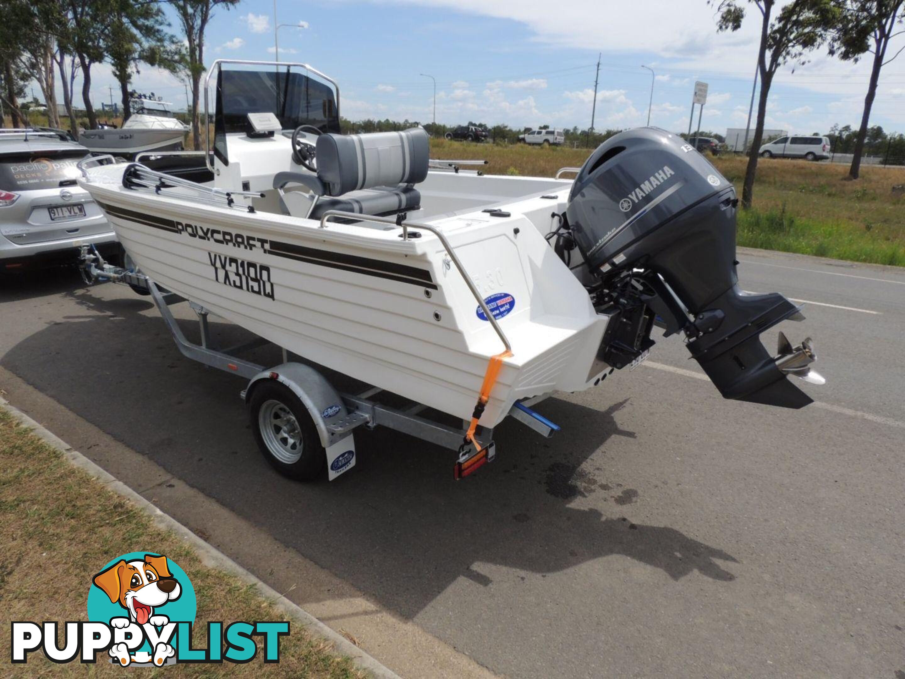 Polycraft 530 Warrior Centre Console + Yamaha F130hp 4-Stroke - Pack 3 for sale online prices