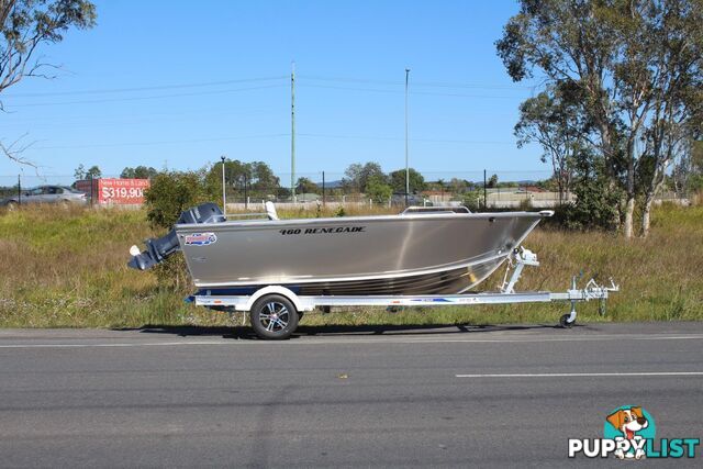 Quintrex 460 Renegade TS(Tiller Steer) + Yamaha F60hp 4-Stroke - Pack 1 for sale online prices