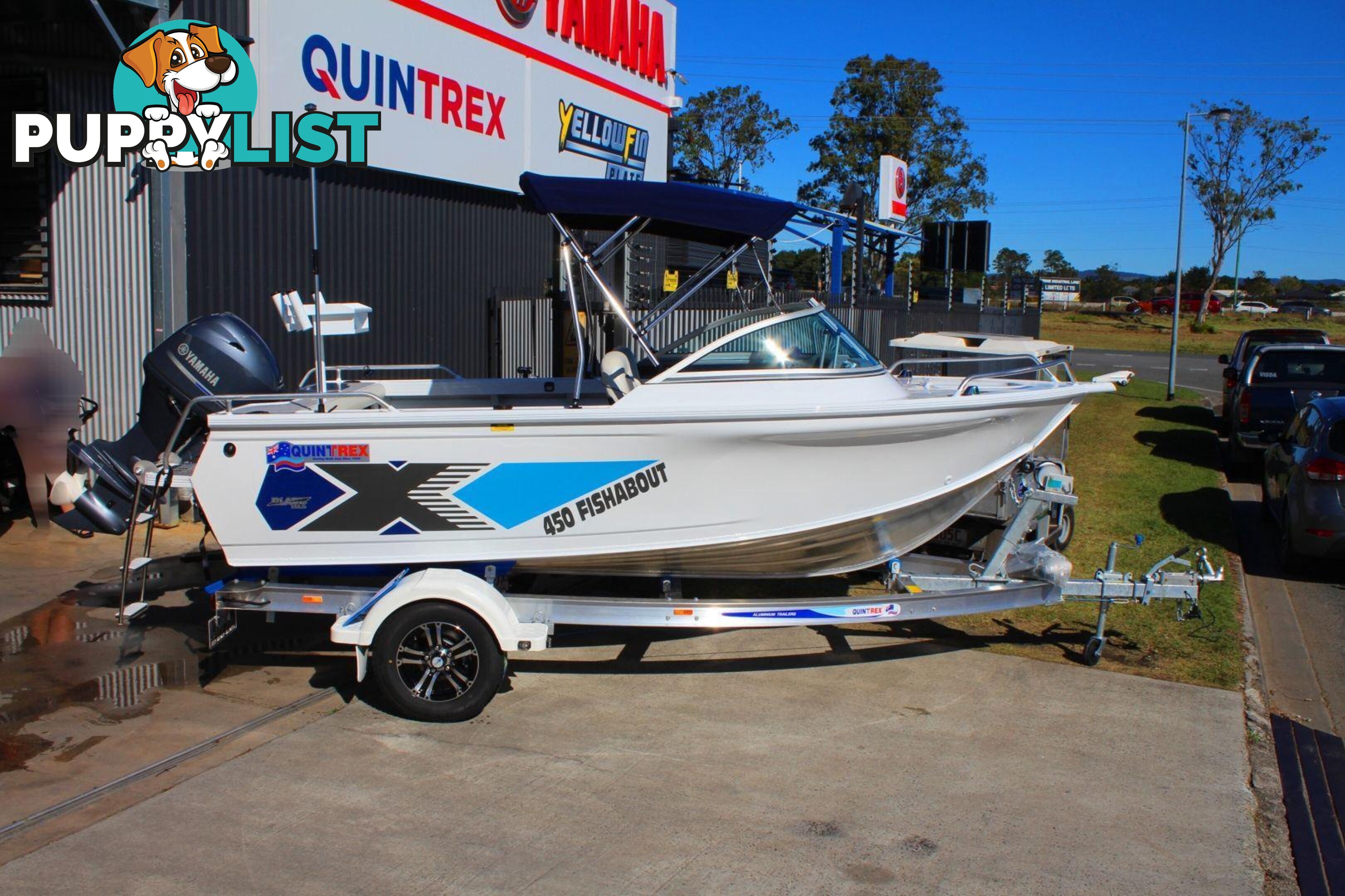 Quintrex 450 Fishabout + Yamaha F60hp 4-Stroke - Pack 2 for sale online prices