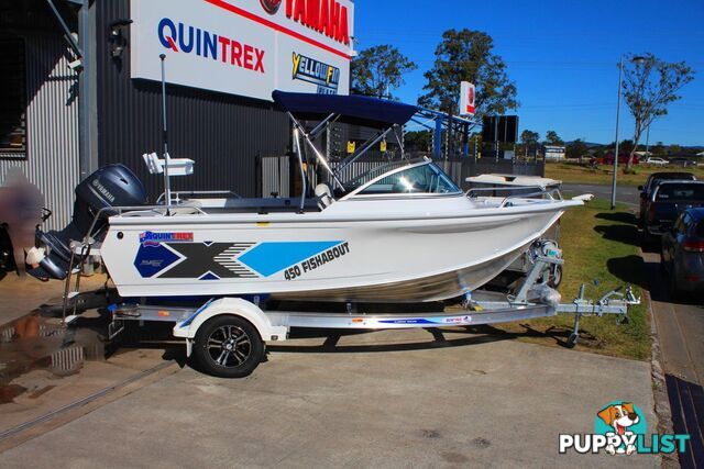Quintrex 450 Fishabout + Yamaha F60hp 4-Stroke - Pack 2 for sale online prices