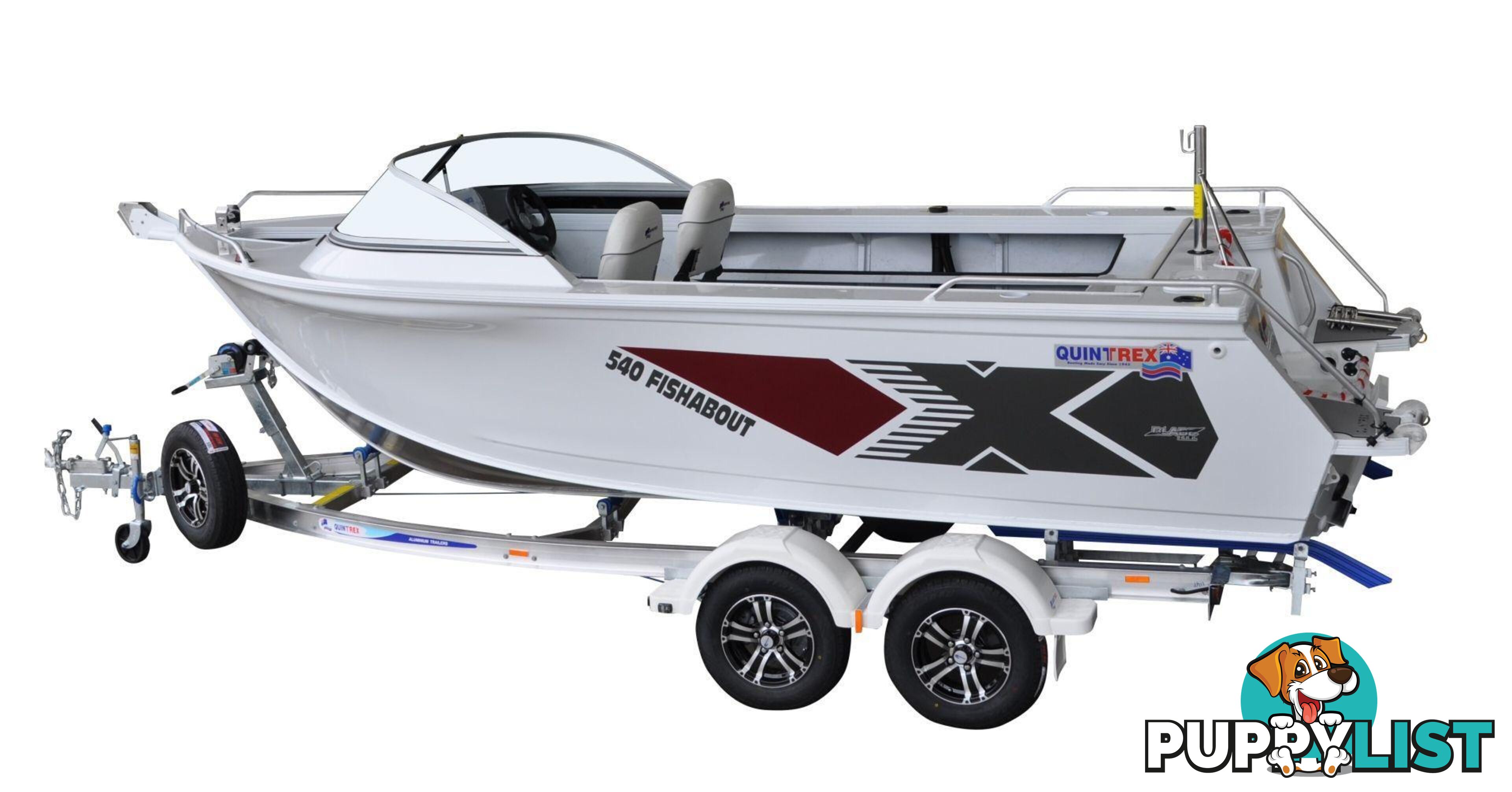 Quintrex 540 Fishabout + Yamaha F115HP 4-Stroke - Pack 2 for sale online prices