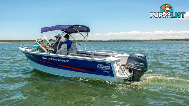 Quintrex 481 Fishabout + Yamaha F70hp 4-Stroke - Pack 2 for sale online prices