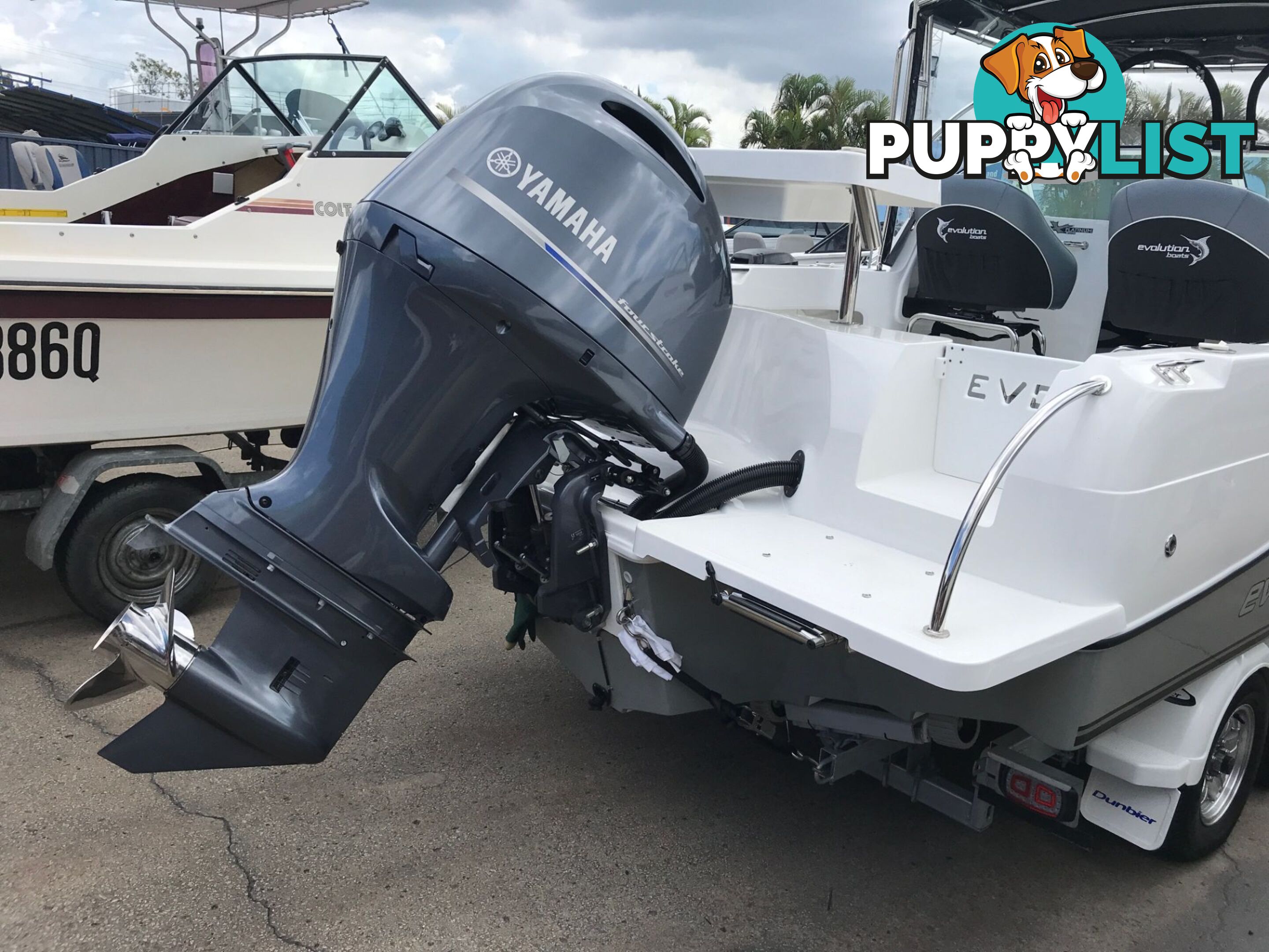 NEW 2024 EVOLUTION 552 SILVER WITH YAMAHA 130 HP FOURSTROKE FOR SALE