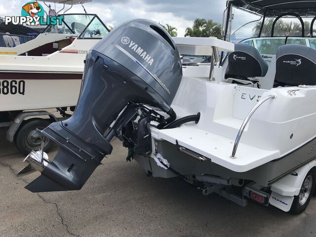 NEW 2024 EVOLUTION 552 SILVER WITH YAMAHA 130 HP FOURSTROKE FOR SALE