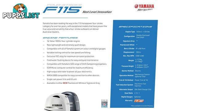Quintrex 540 Fishabout + Yamaha F115HP 4-Stroke - Pack 1 for sale online prices
