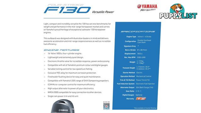 Quintrex 540 Top Ender + Yamaha F130LA 4-Stroke - for sale with online prices