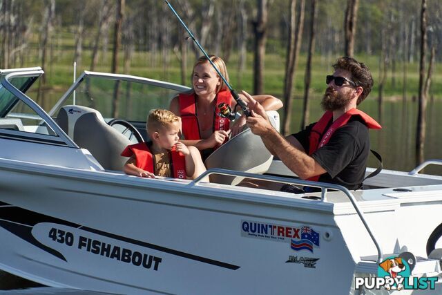 Quintrex 430 Fishabout + Yamaha F60hp 4-Stroke - Pack 1 for sale online prices