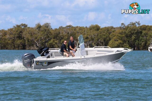 Stock Boat Package Yellowfin Powered by the Yamaha F200XC