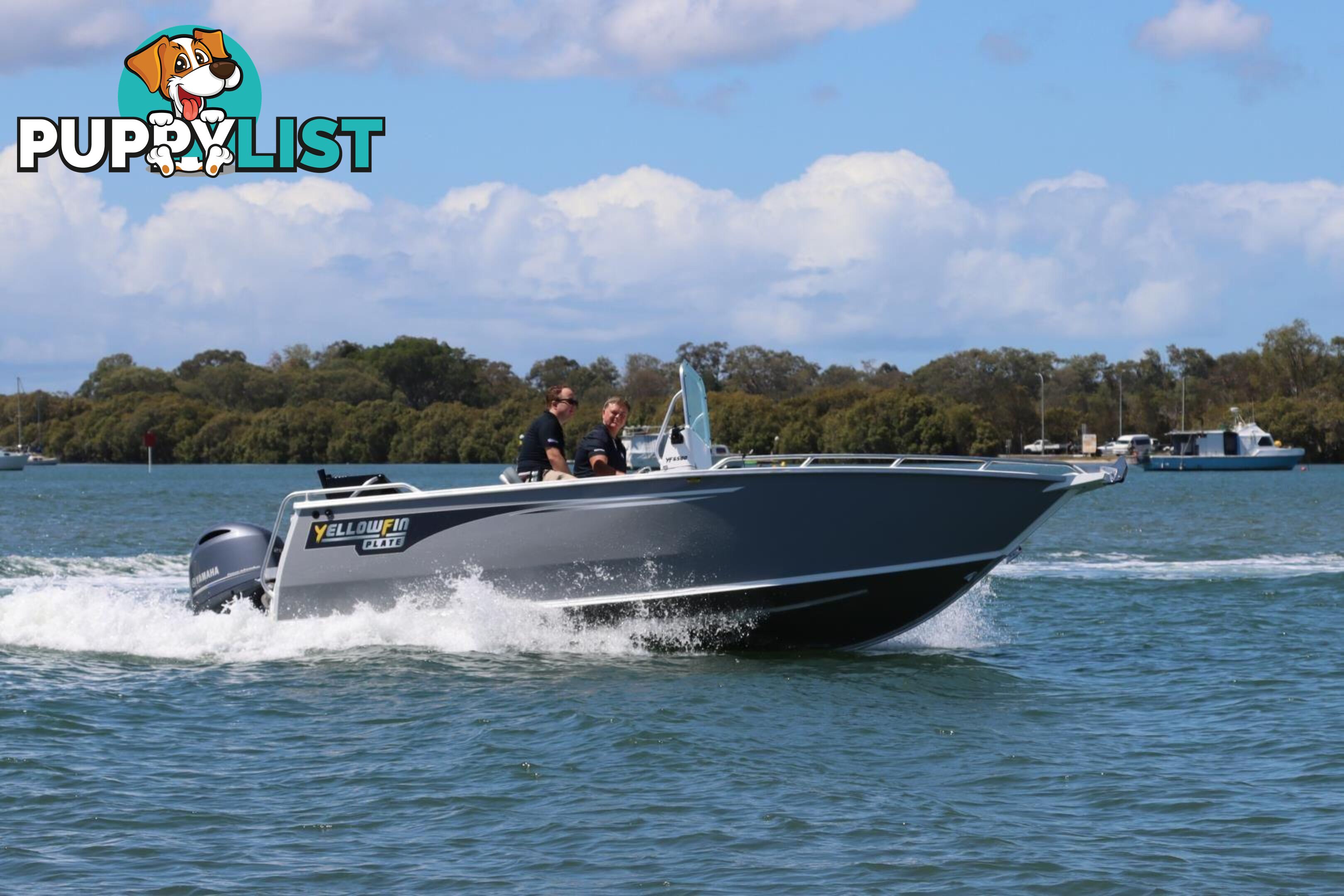 Stock Boat Package Yellowfin Powered by the Yamaha F200XC