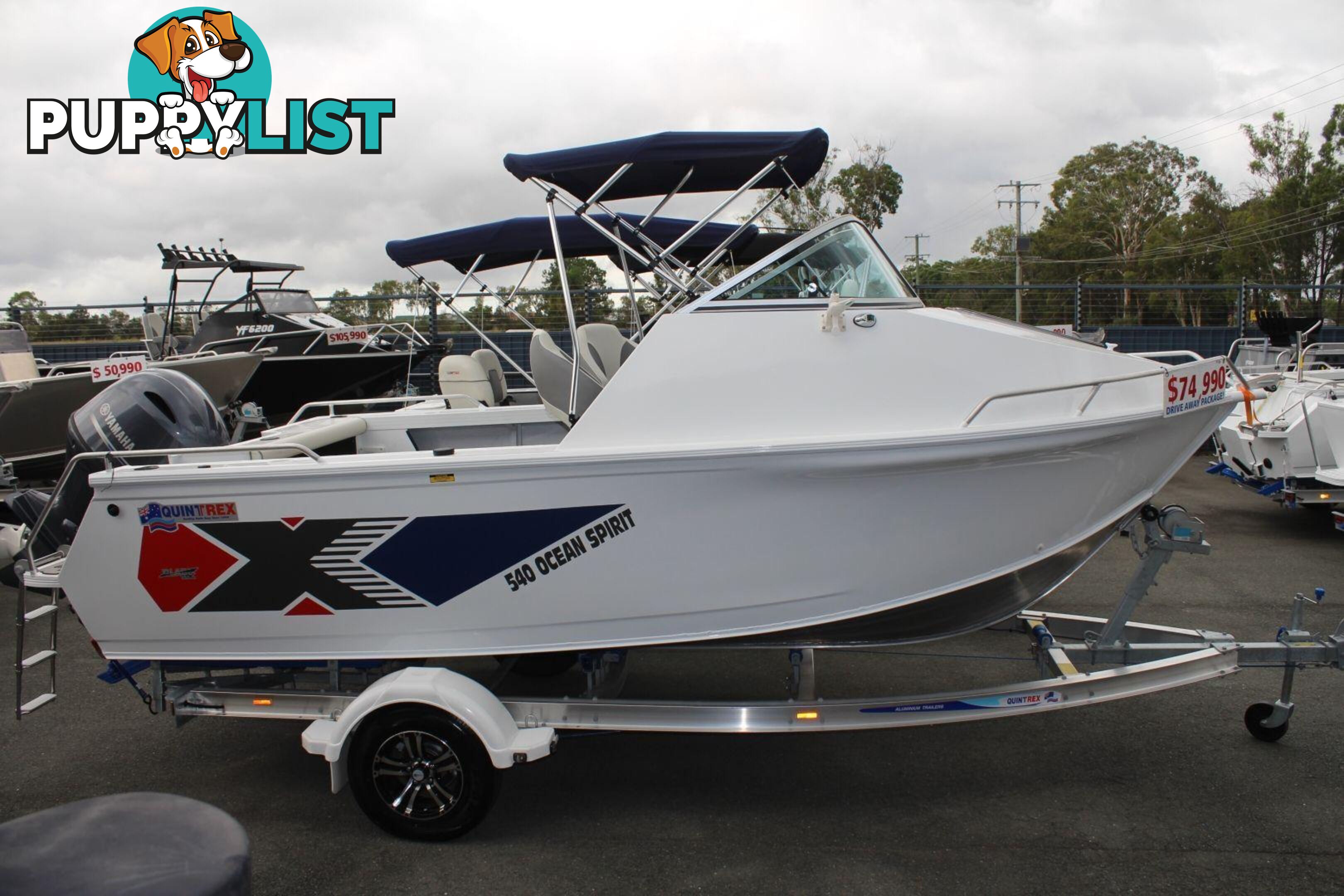 Quintrex 540 Ocean Spirit + Yamaha F115hp 4-Stroke - Pack 1 for sale online prices