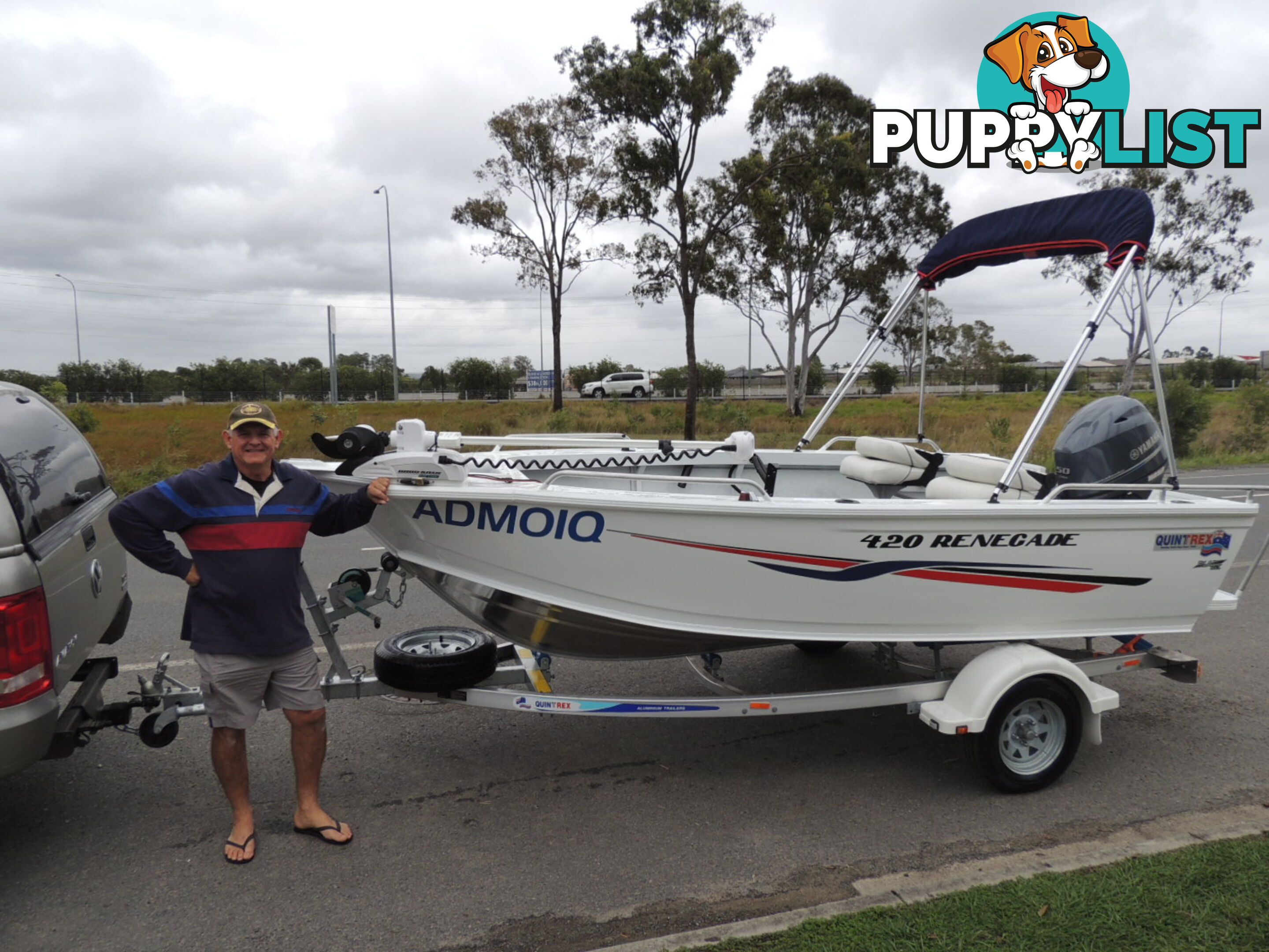 Quintrex 420 Renegade PRO SC(Side Console) + Yamaha F50hp 4-Stroke - PRO Pack for sale online prices