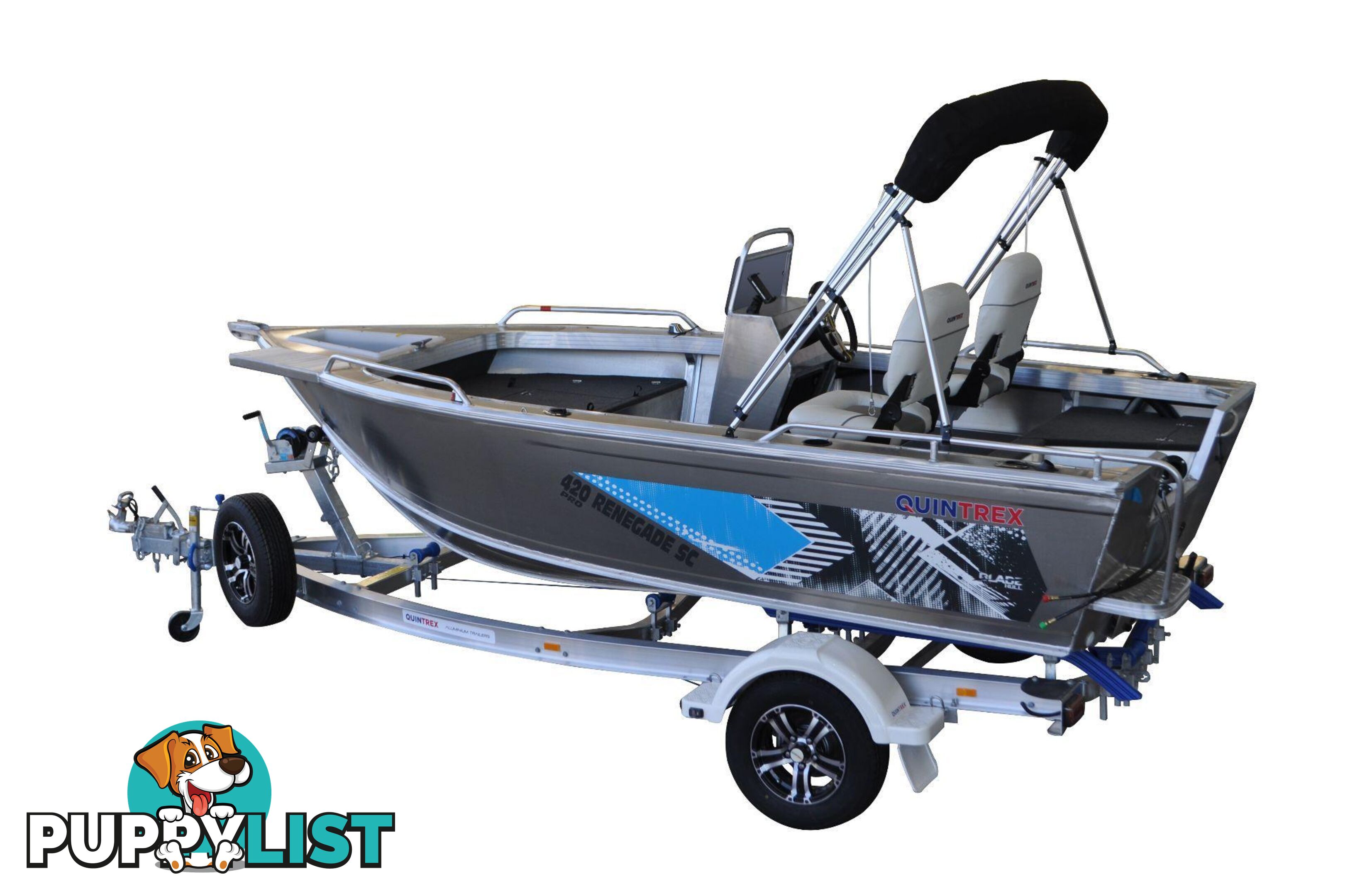 Quintrex 420 Renegade PRO SC(Side Console) + Yamaha F50hp 4-Stroke - PRO Pack for sale online prices