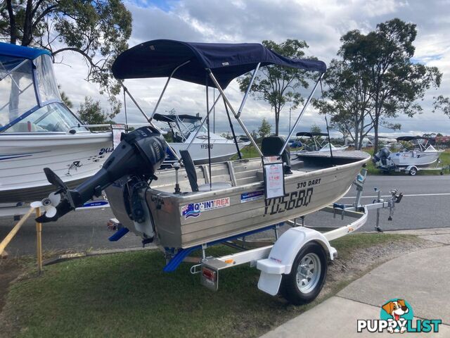 USED 2016 QUINTREX 370 DART WITH YAMAHA 20HP FOR SALE