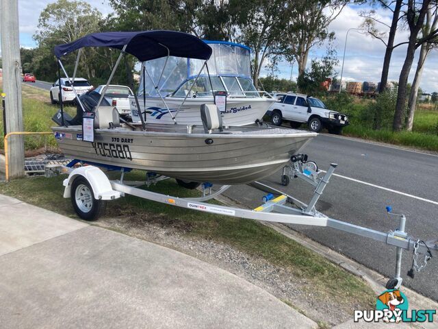 USED 2016 QUINTREX 370 DART WITH YAMAHA 20HP FOR SALE