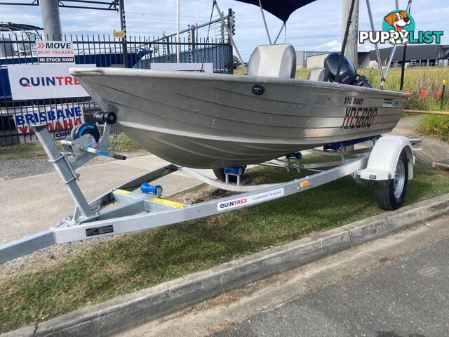 USED 2016 QUINTREX 370 DART WITH YAMAHA 20HP FOR SALE