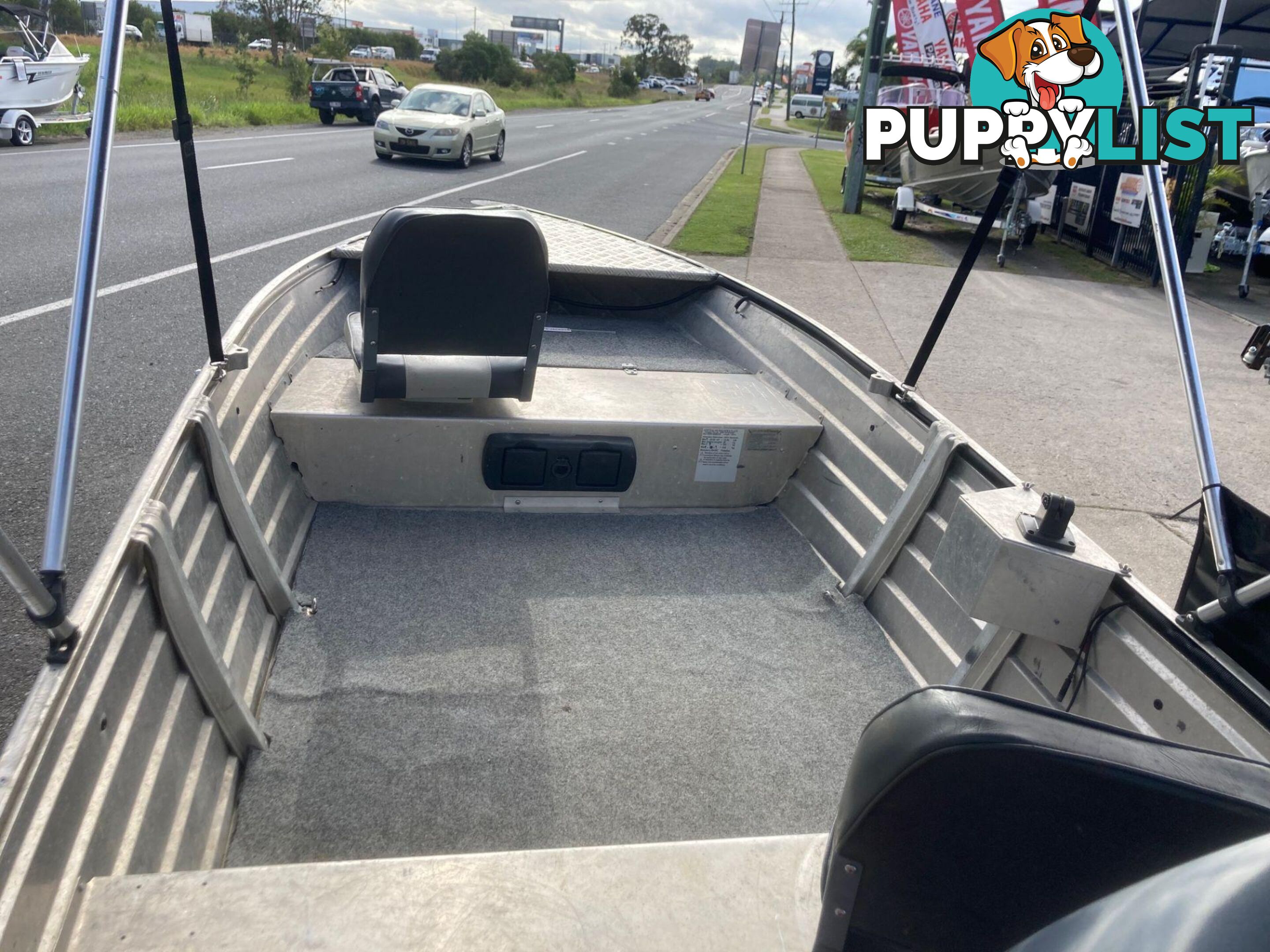 USED 2016 QUINTREX 370 DART WITH YAMAHA 20HP FOR SALE