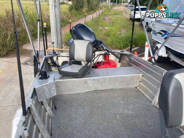 USED 2016 QUINTREX 370 DART WITH YAMAHA 20HP FOR SALE