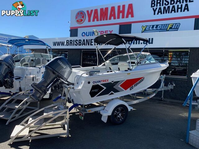 Quintrex 430 Fishabout + Yamaha F60hp 4-Stroke - Pack 1 for sale online prices