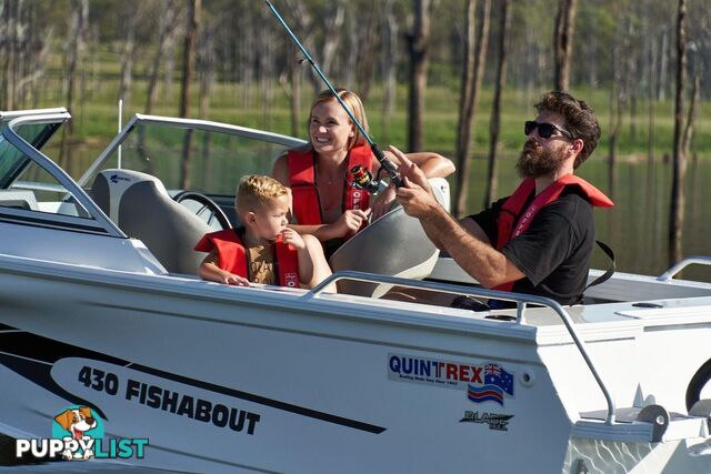Quintrex 430 Fishabout + Yamaha F60hp 4-Stroke - Pack 1 for sale online prices
