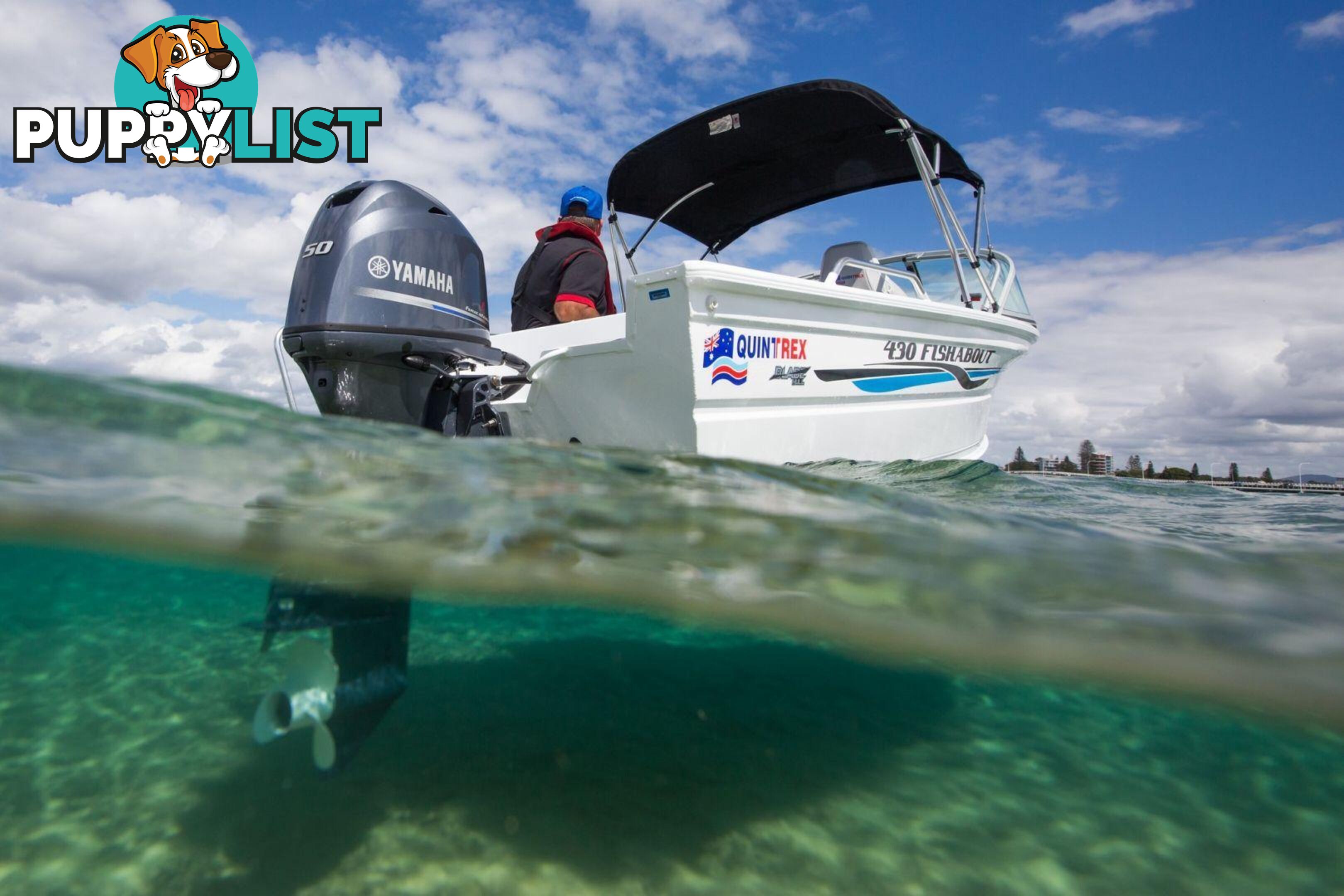 Quintrex 430 Fishabout + Yamaha F60hp 4-Stroke - Pack 1 for sale online prices