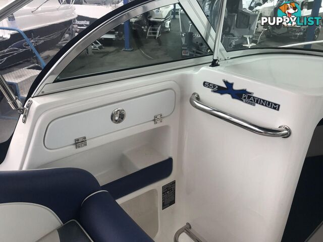 NEW 2024 EVOLUTION 552 PLATINUM FITTED WITH A YAMAHA HELM MASTER XA F150 FOURSTROKE