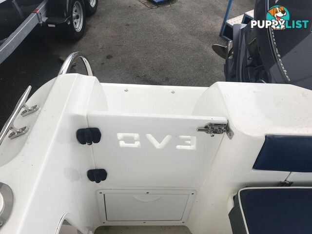 NEW 2024 EVOLUTION 552 PLATINUM FITTED WITH A YAMAHA HELM MASTER XA F150 FOURSTROKE