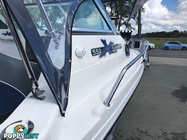 NEW 2024 EVOLUTION 552 PLATINUM FITTED WITH A YAMAHA HELM MASTER XA F150 FOURSTROKE