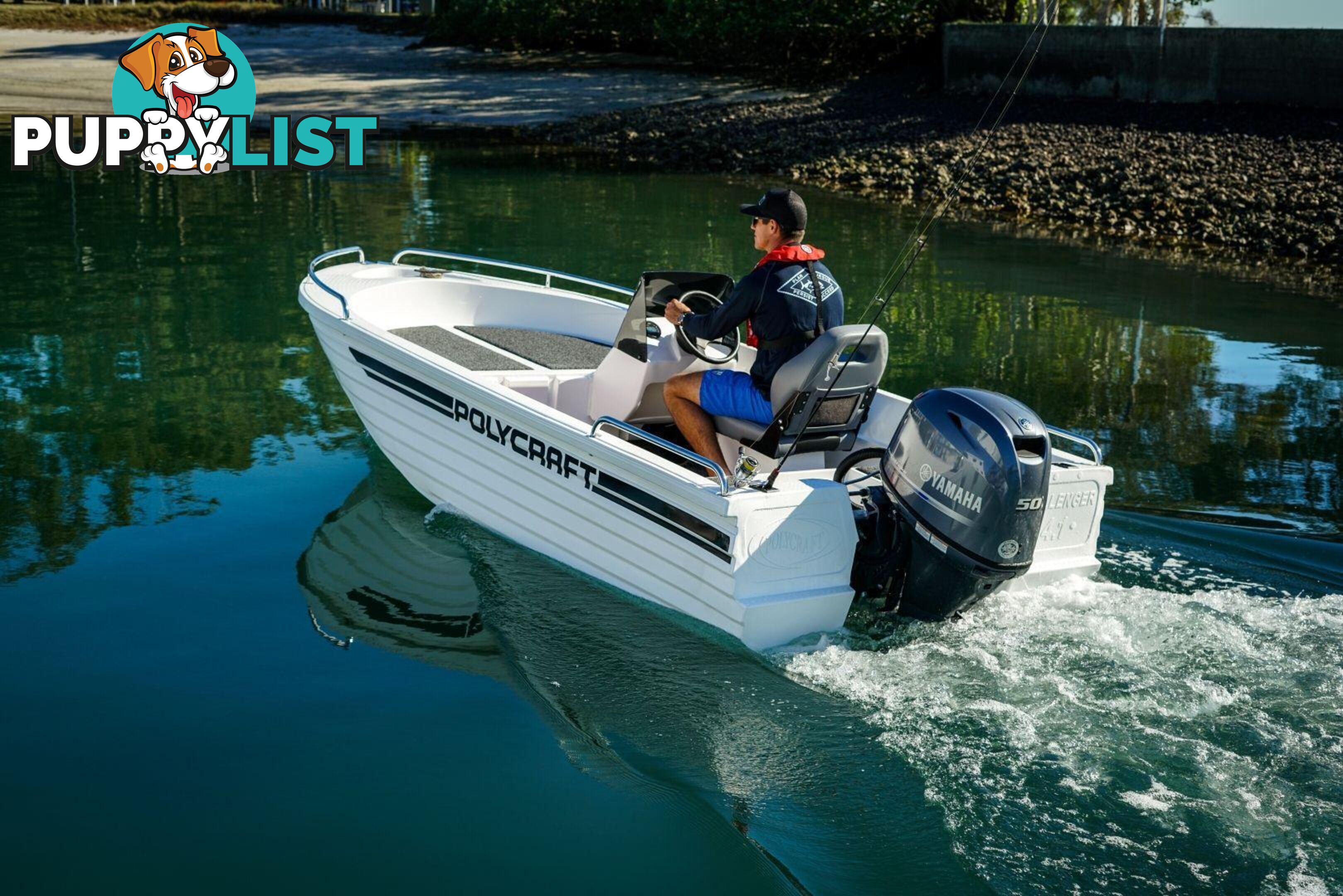 Polycraft 410 Challenger Side Console + Yamaha F50hp 4-Stroke - Pack 2 for sale online prices