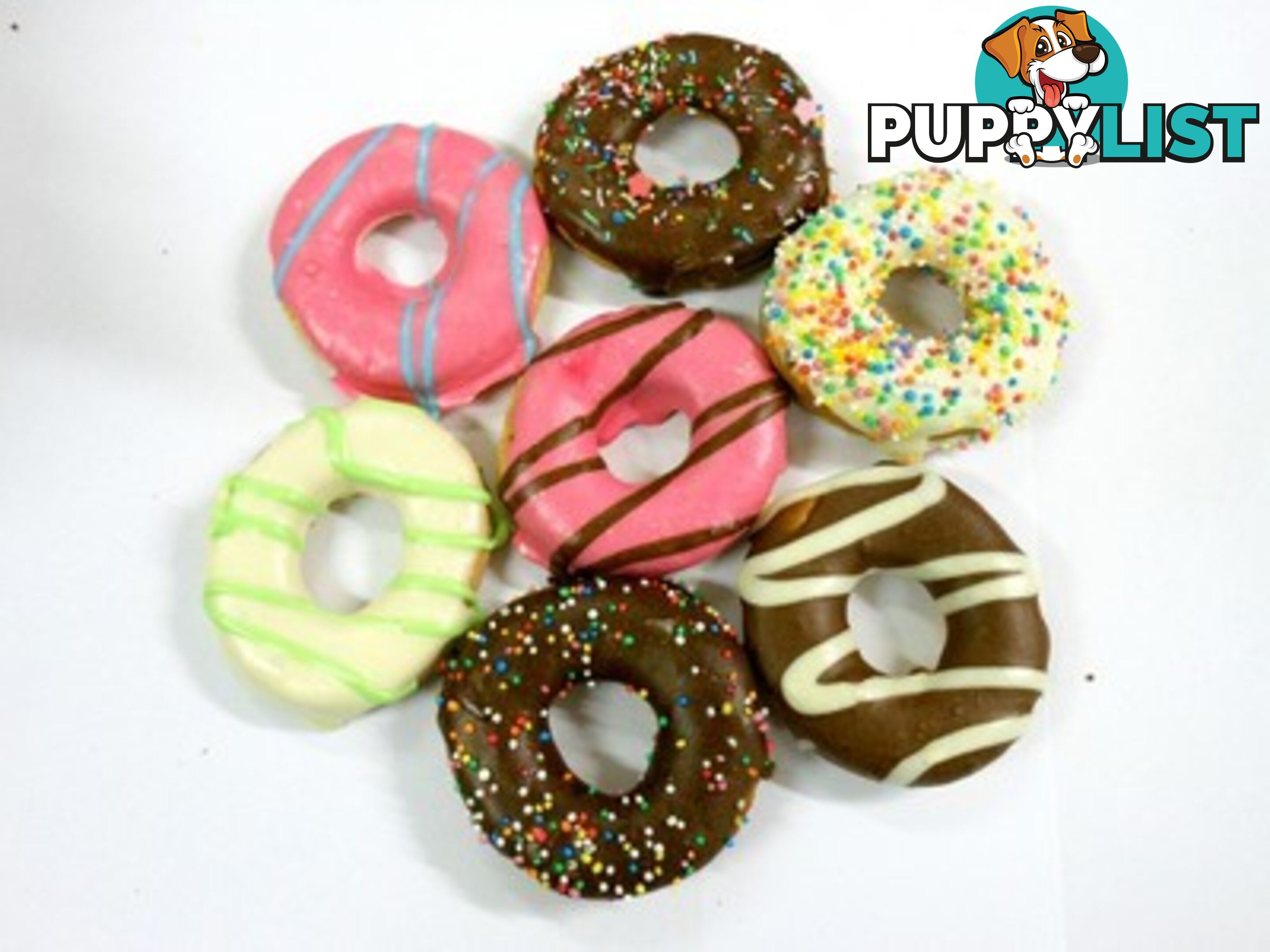 Doggie treats and birthday cakes!
