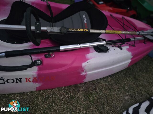 Dragon Kayak + Bonus Petrol Motor & Propeller Combo – Great Condition!
