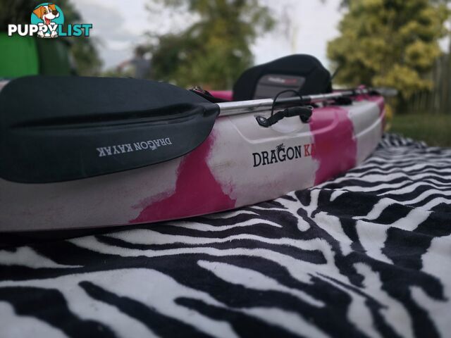 Dragon Kayak + Bonus Petrol Motor & Propeller Combo – Great Condition!