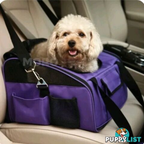 PET CAR SEAT AND SEATBELTS