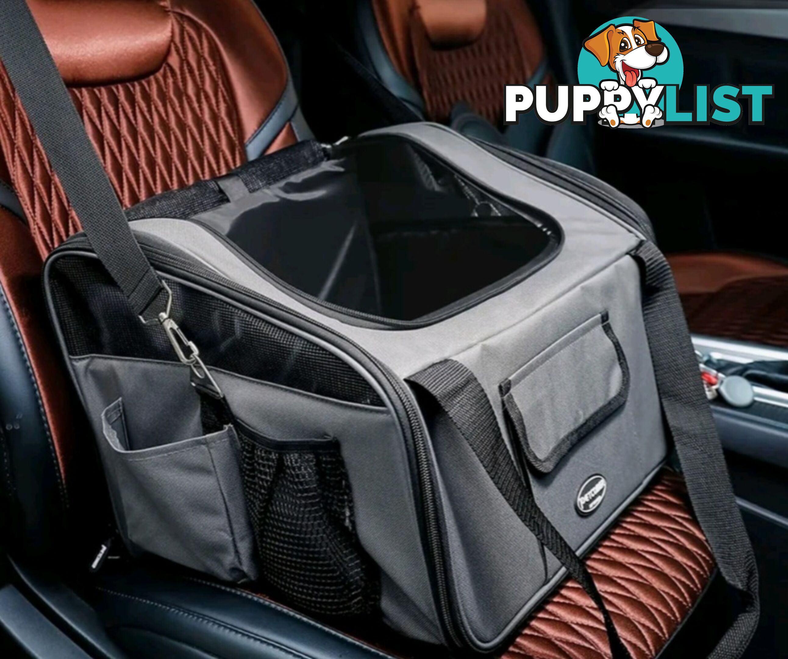 PET CAR SEAT AND SEATBELTS