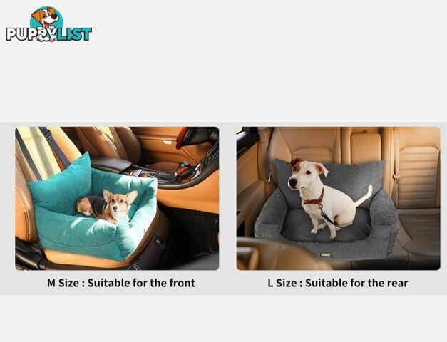 PET CAR SEAT AND SEATBELTS