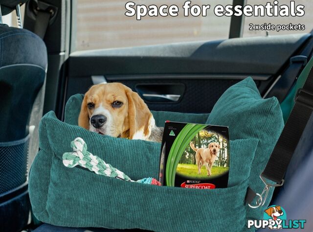 PET CAR SEAT AND SEATBELTS