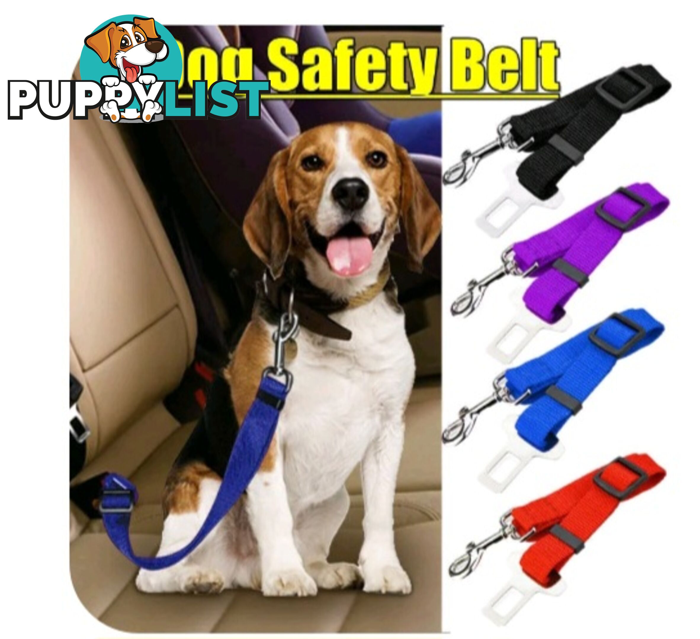 PET CAR SEAT AND SEATBELTS