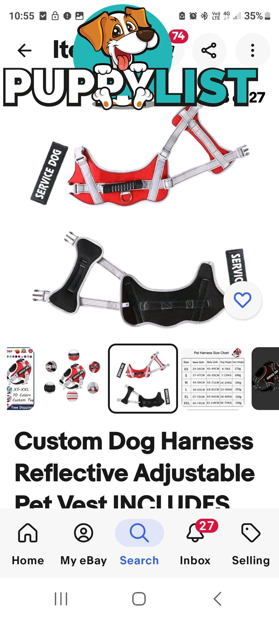 SOFT AND STURDY NO PULL DOG HARNESS 