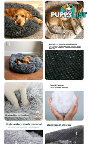 FLUFFY CALMING DONUT BEDS