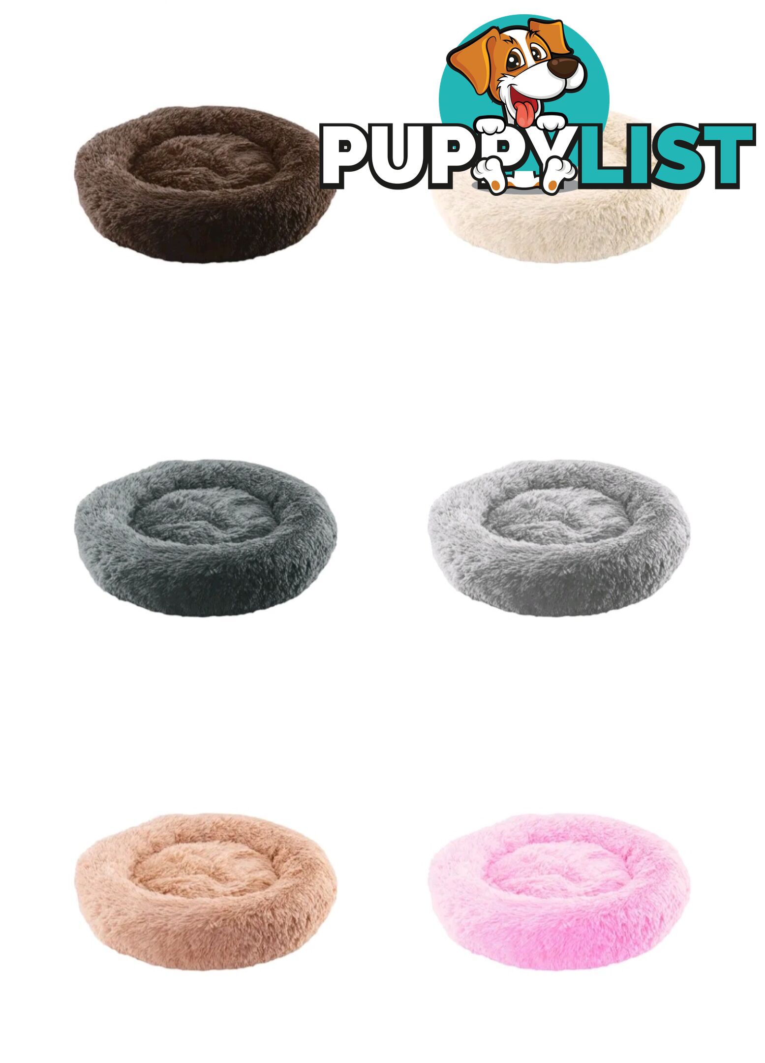 FLUFFY CALMING DONUT BEDS