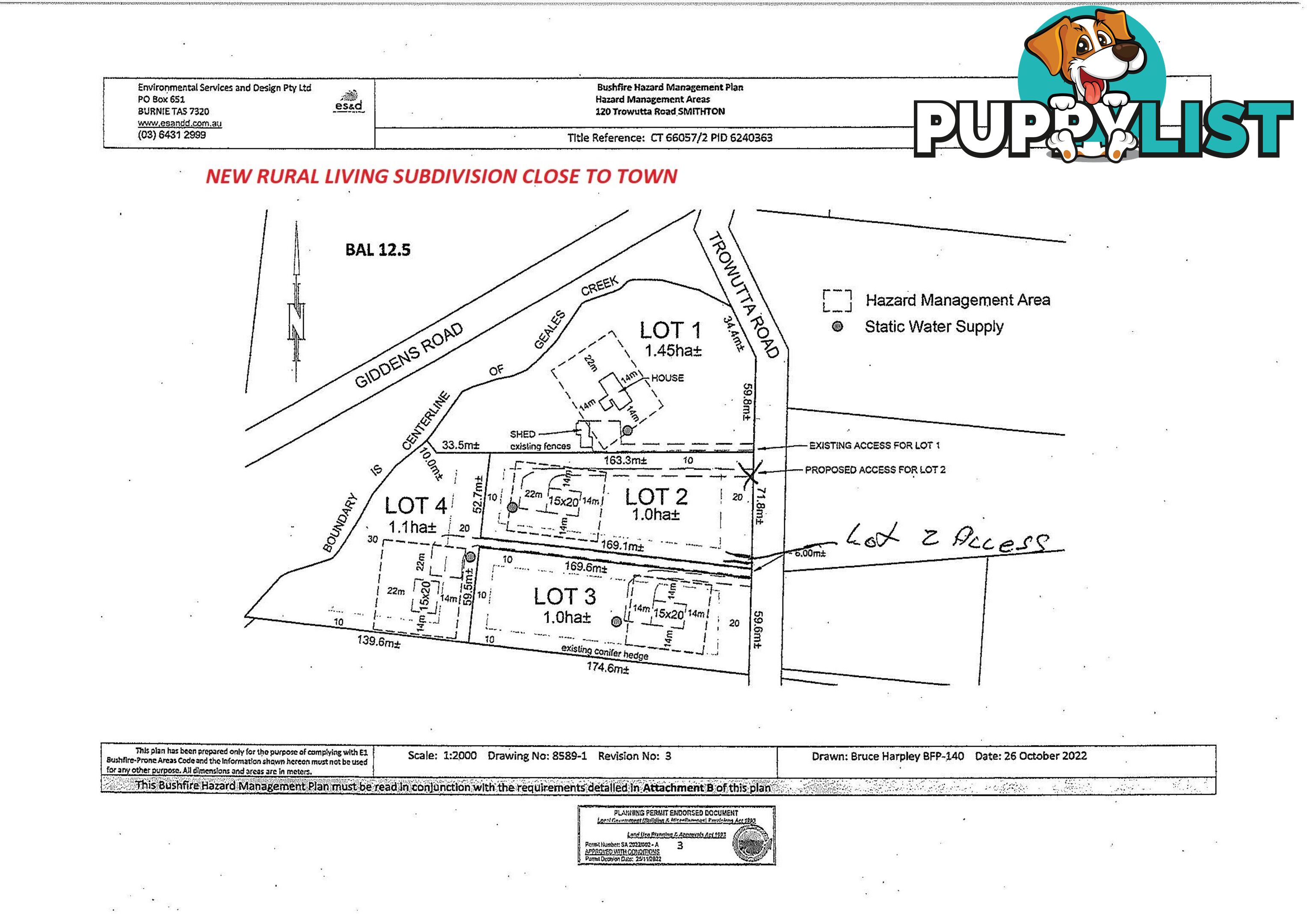 Lot 4 Trowutta Road SMITHTON TAS 7330