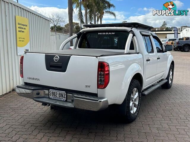 2013 Nissan Navara ST D40 Series 6 Ute