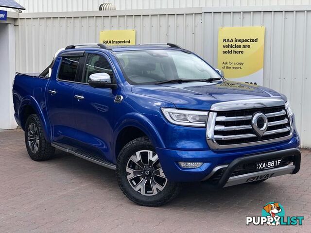 2021 GWM Ute Cannon-L NPW Ute