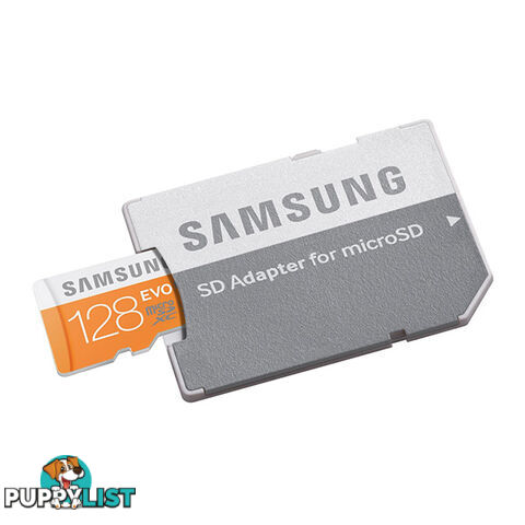 Samsung 128GB EVO Micro SDXC up to 48MB/s with Adapter (MB-MP128DA/AM)