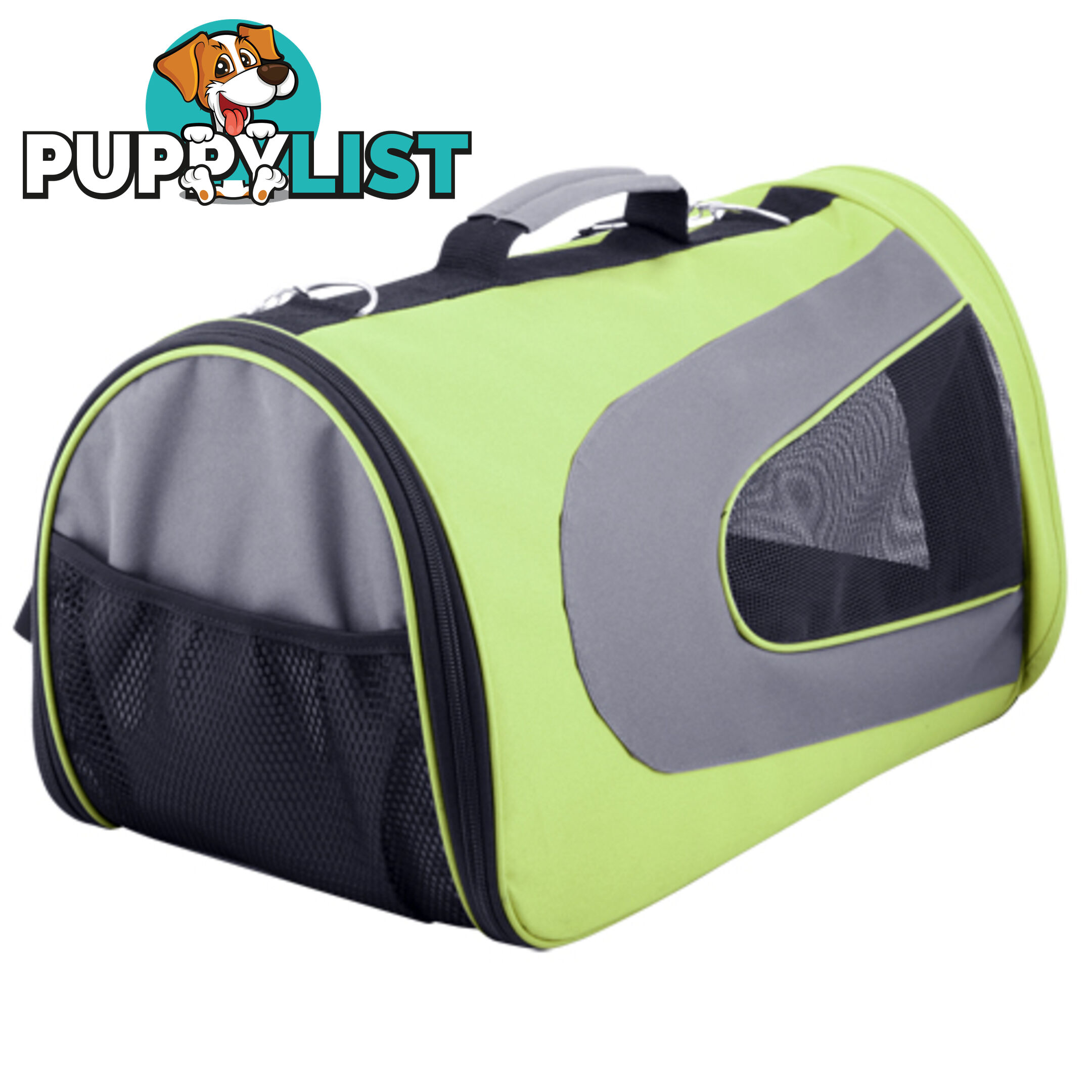 Pet Dog Cat Carrier Travel Bag XLarge Lime Green