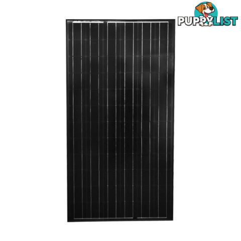 12V 220W Black Solar Panel Kit Caravan Camping Power Battery Charging