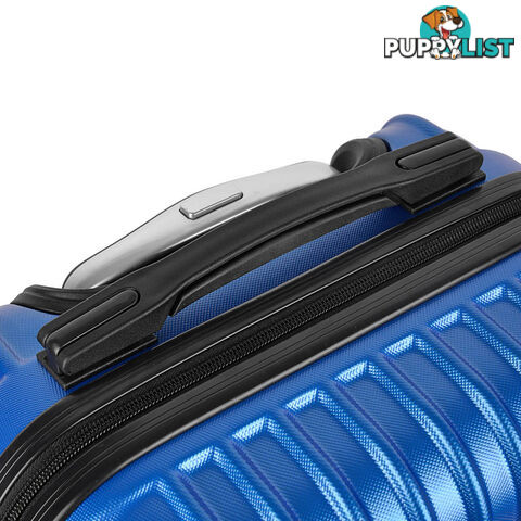 Set of 2 Hard Shell Travel Luggage with TSA Lock - Blue