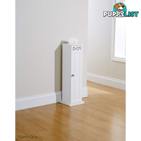 Lure Toilet Roll Cupboard in WHITE