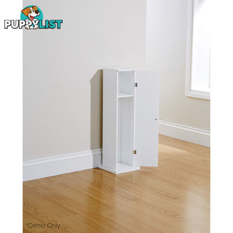 Lure Toilet Roll Cupboard in WHITE