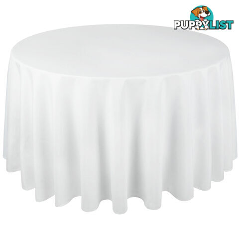 4 Pcs Wedding Table Cloth Round 305cm White