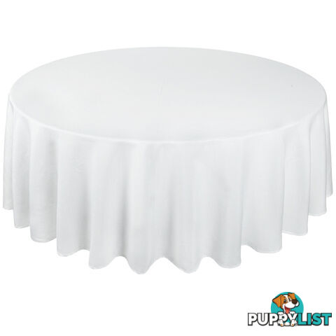 4 Pcs Wedding Table Cloth Round 305cm White